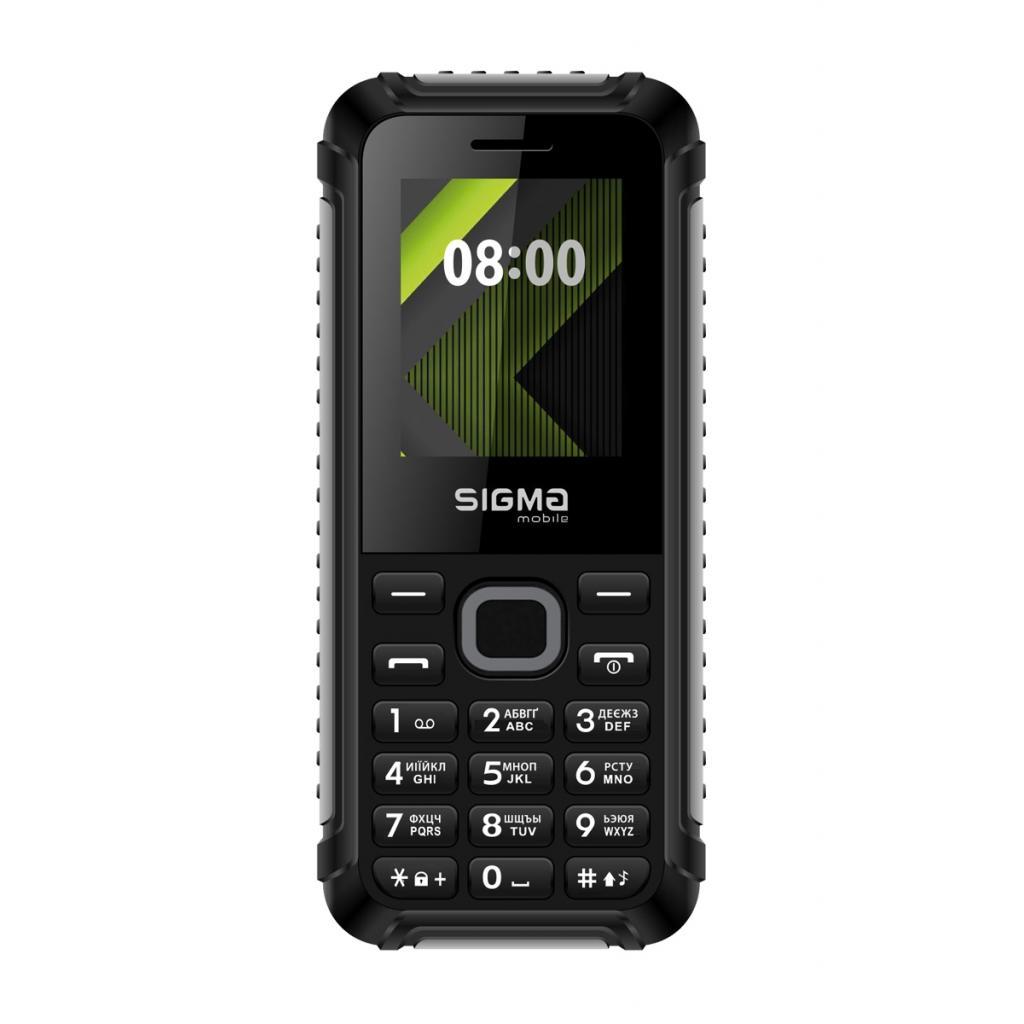 

Защищенный кнопочный телефон Sigma X-style 18 Track Black-Grey, Серый