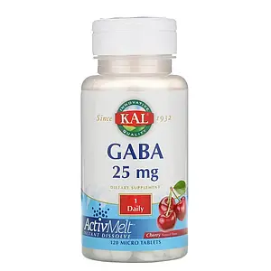 Гамма-аминомасляная кислота KAL GABA 25 mg 120 micro tabs