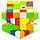 Meilong Magnetic Cube 4x4 | Кубик Рубика 4х4 МоЮ магнитный без наклеек, фото 4