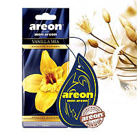 Освеж.сухий листочок - "Areon" - Mon листочок - Vanilla-Mia (Ваніль-Кокос) 10шт/уп360ящ.)