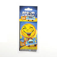 Освеж.сухий листочок - "Areon" - Smile Dry - New Car (Нова Машина) (10шт/360ящ)