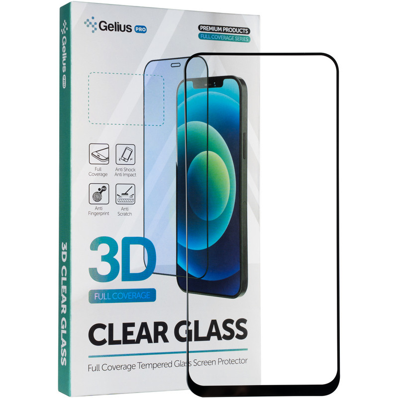 Защитное стекло Gelius Pro 3D Full Glue для OnePlus Nord N100 Black