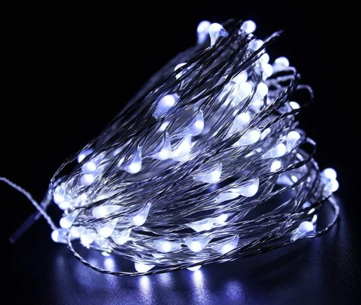 Светодиодная Гирлянда 200 Led ,на медной проволоке (Капля росы), - YouTube