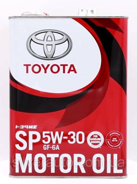 

Моторное масло Toyota Motor Oil 5W-30 4л