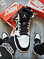 Чоловічі кросівки Nike Air Jordan 1 (чорне білі) 742TP хітові осінні кроси молодіжні, фото 3