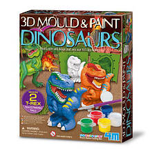 Набір для створення 3D-фігурок з гіпсу Динозаври 4M (00-04777)