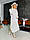 Тепле жіноче плаття oversize з розрізами з боків і коміром хомут, фото 4