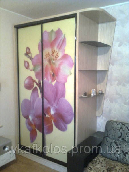 Шкаф купе фотопечать орхидея