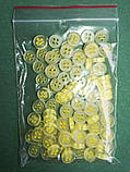 Пуговица литая на 4 удара   №14/9 мм (100 шт, цвет желтый), фото 5