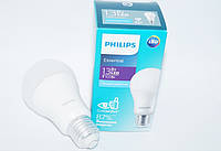 13W E27 6500K Світлодіодна лампа Philips LED Холодний світ
