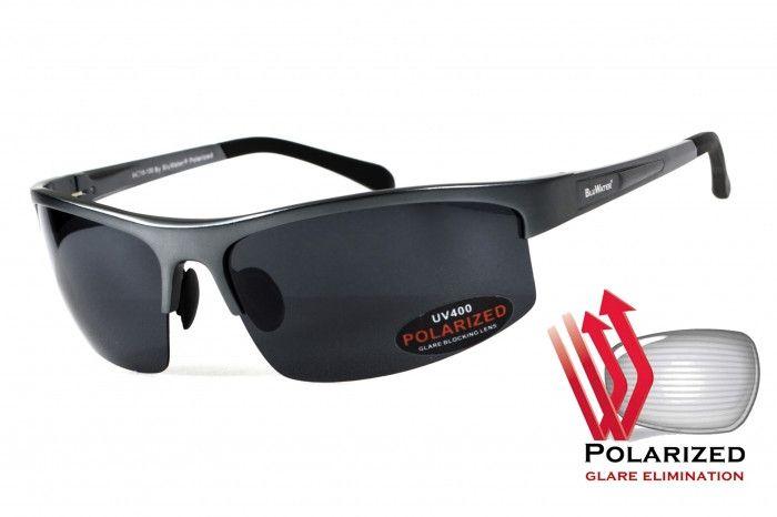 Очки поляризационные BluWater Alumination-5 GM Polarized (gray) серые
