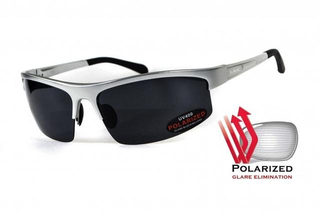 Очки поляризационные BluWater Alumination-5 Silv Polarized (gray) серые