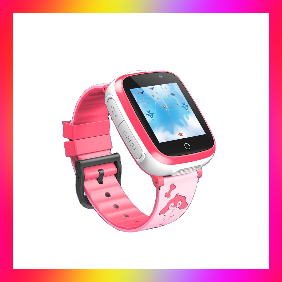 Дитячі смарт годинник Smart Baby watch G3 камера ігрові години сім карта рожеві + Подарунок