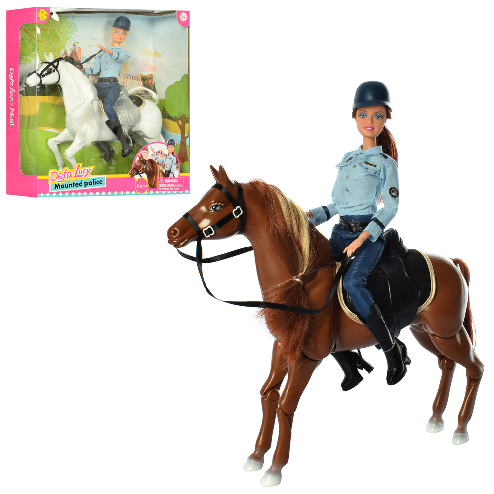 Лялька з конем DEFA 8420