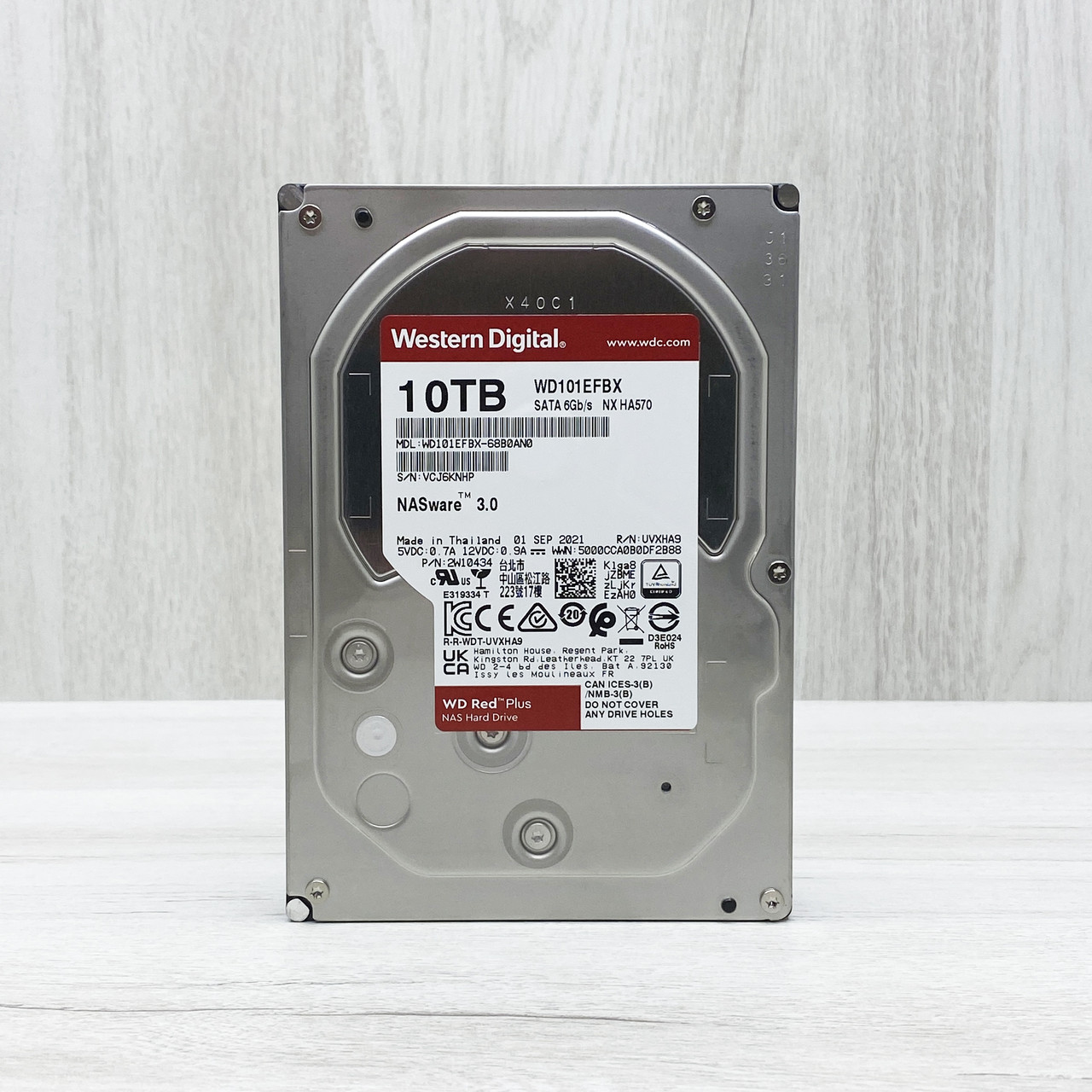 WD Red NAS向け SATA6G接続HDD 10TB WD101EFBX-