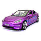 Машинка металлическая Tesla «AutoExpert» Тесла фиолетовый звук свет 15*5*7 см (12803W), фото 2
