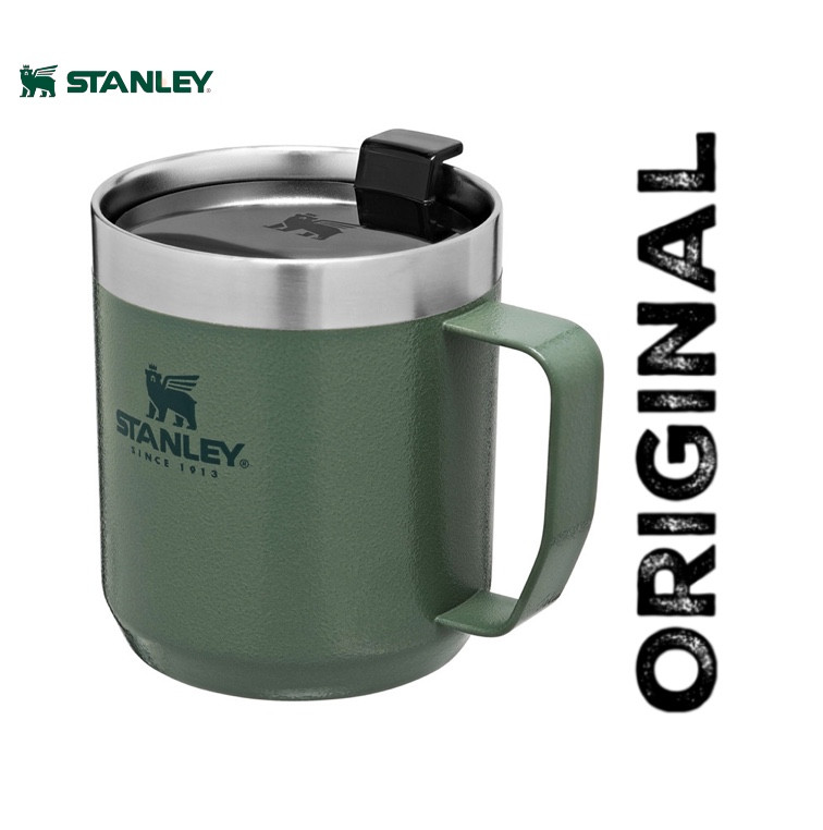 

Термокружка Stanley Legendary Classic Camp Hammertone Green 0,35л, Зелёный