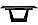 Стіл обідній Антей розкладний 160/200x90 кераміка колір чорний Prestol™, фото 2