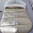 Зимний конверт на выписку 2в1 чехол в коляску / детский спальник из непромокаемой хромовой плащевки  и меха, фото 3