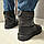 Мужские ботинки утепленные мехом из эко-кожи., фото 4