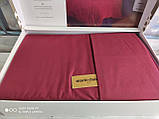 Комплект постельного белья ранфорс евро 200*220 Marie Claire Kevin красно-синий, фото 2