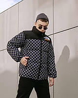 Куртка мужская зимняя The North Face+ Gucci черная