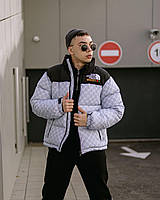 Куртка мужская зимняя The North Face+ Gucci серая