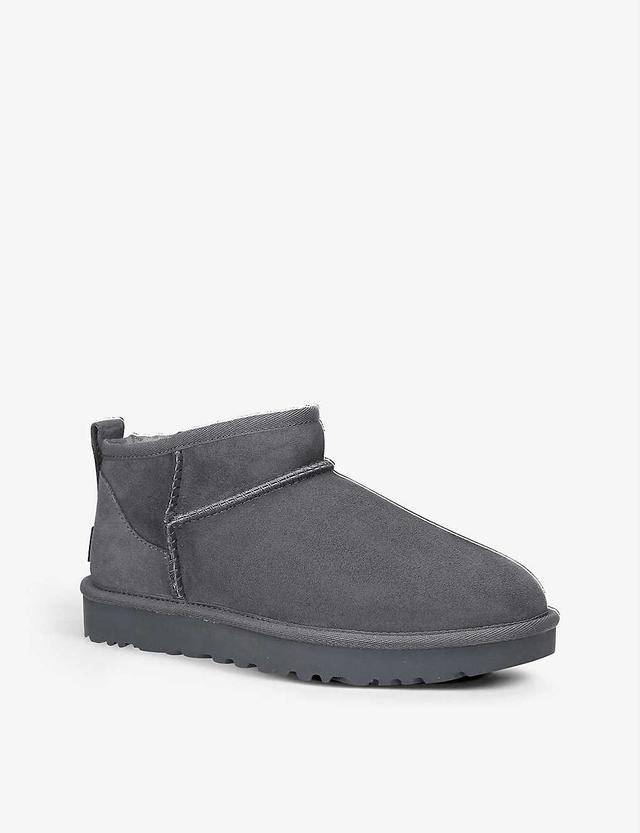 Уггі Ugg Australia Ultra Mini Grey Suede фото