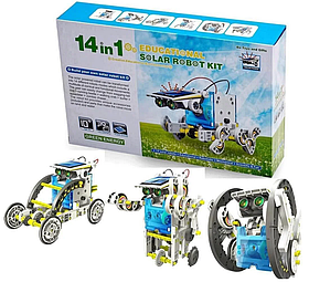 Конструктор робот на сонячній батареї - 14 in 1 Educational Solar Robot