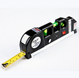 Лазерный уровень нивелир с рулеткой Fixit Laser Level Pro 3, фото 4