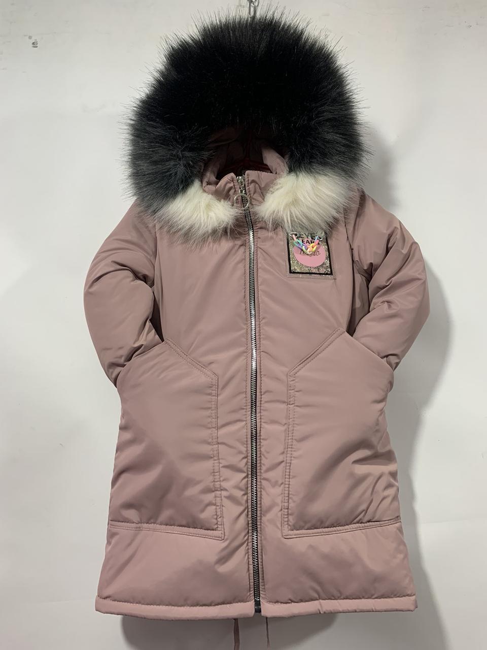 Куртка зимова для дівчинки р. 128-152 опт