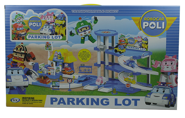 

Паркинг игровой набор Робокар Поли 553-327, в короб. 32х54х9см