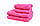 Рушник махровий HOBBY 70х140 бавовна RAINBOW рожевий 1шт, фото 3