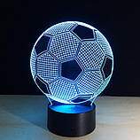 3D Светильник Мяч, Лучшие подарки для подруги, Крутой подарок мужчине, Недорогой подарок мужчине, фото 7
