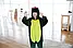 Детский Костюм Кигуруми, Пижама дракон зеленый для детей на взрослых детские Костюмы пижамы кингуруми кенгуру, фото 5