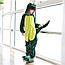 Детский Костюм Кигуруми, Пижама дракон зеленый для детей на взрослых детские Костюмы пижамы кингуруми кенгуру, фото 7