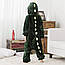 Детский Костюм Кигуруми, Пижама дракон зеленый для детей на взрослых детские Костюмы пижамы кингуруми кенгуру, фото 9