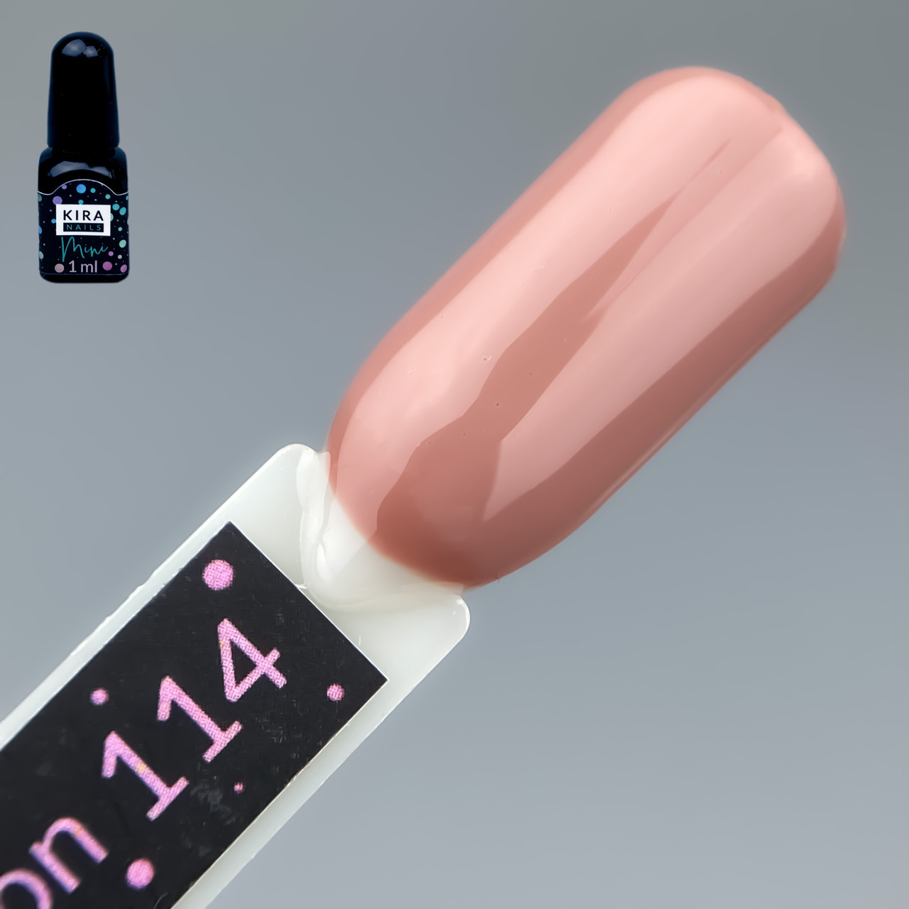 Гель-лак Kira Nails 114  Mini, 1 мл