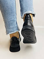 Trio Trend. Турецька взуття. Жіночі туфлі-кросівки з натуральної шкіри. Розмір 36 37 38 39 40, фото 3