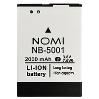 Оригинальный аккумулятор ( АКБ / батарея ) NB-5001 для Nomi i5001 Evo M3 2000mAh