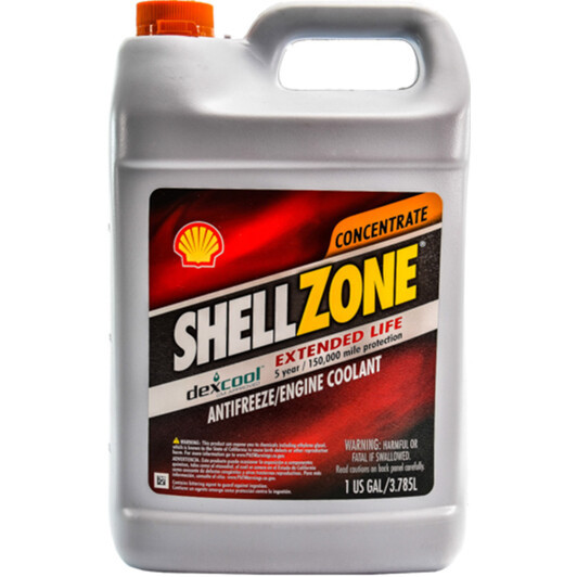 

Концентрат антифриза Shell ShellZone Dex-Cool Extended Life G12 красный 3,78 л