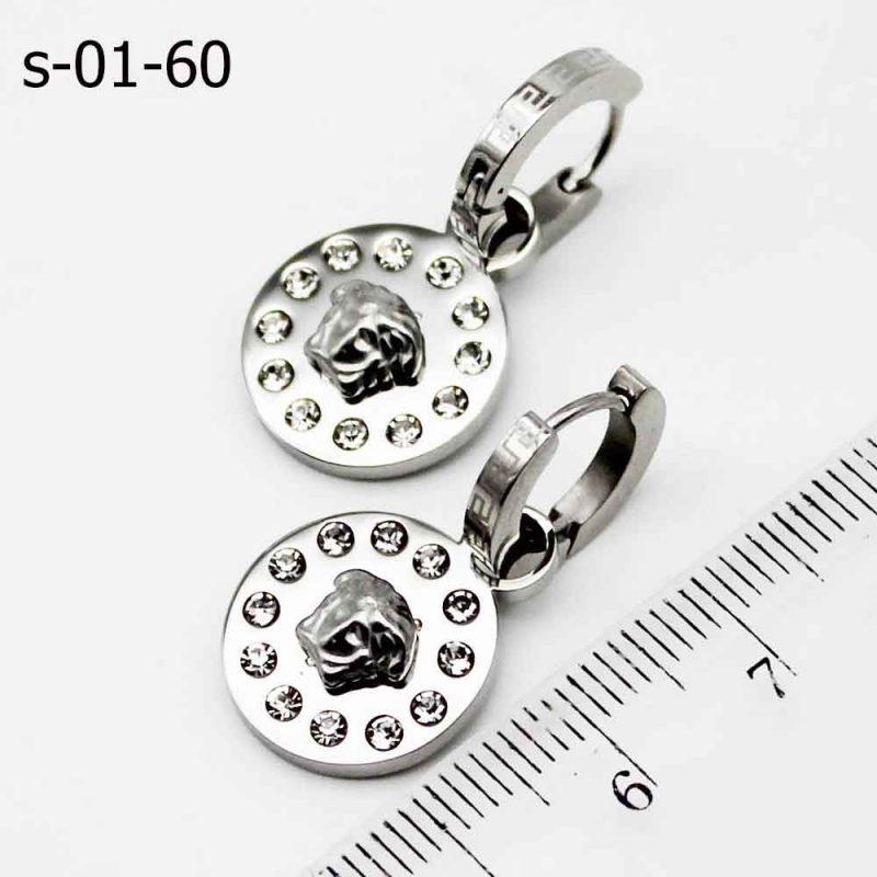 Сережки жіночі з медичної сталі з підвіскою колір срібло модні Xuping-s-01-60