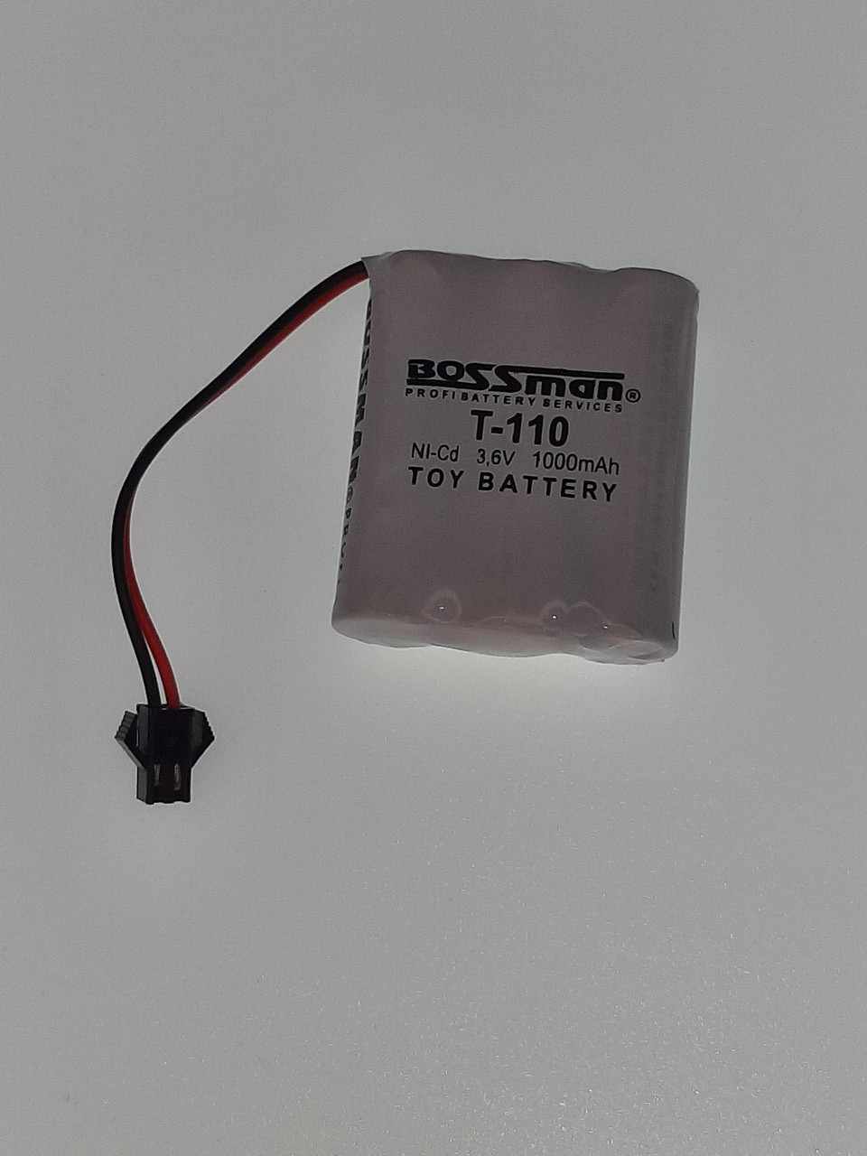 

Аккумулятор для детских игрушек Ni-CD, 3.6V 1000mAh Bossman-Profi T-110