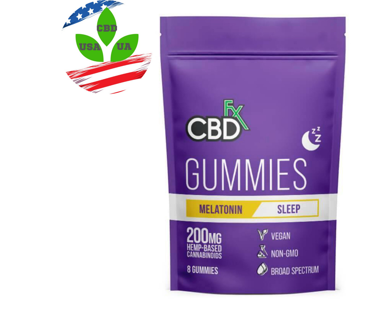 

CBD Gummies with Melatonin For Sleep 200 mg/ КБД желейки для сна