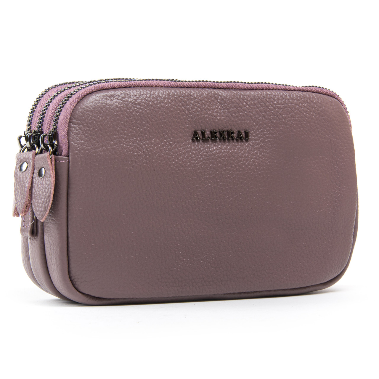 

Маленькая женская сумка через плечо натуральная кожа сиреневый Арт.60061-3 purple Alex Rai (Китай)