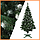 Ёлка 1,8 метра пвх с белыми кончиками, классическая новогодняя зеленая елка с напылением иней, фото 5