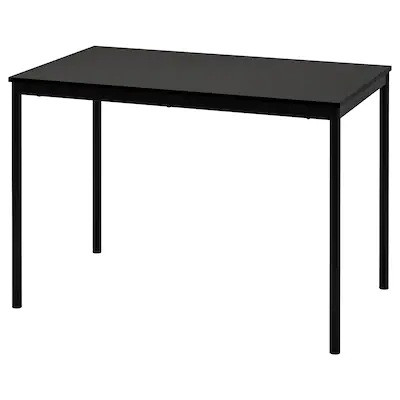 Обідній стіл IKEA SANDSBERG 110x67 см Чорний (294.203.93)