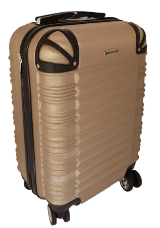 Kaiman / Дорожный маленький чемодан ручная кладь на 4 двойных колесах