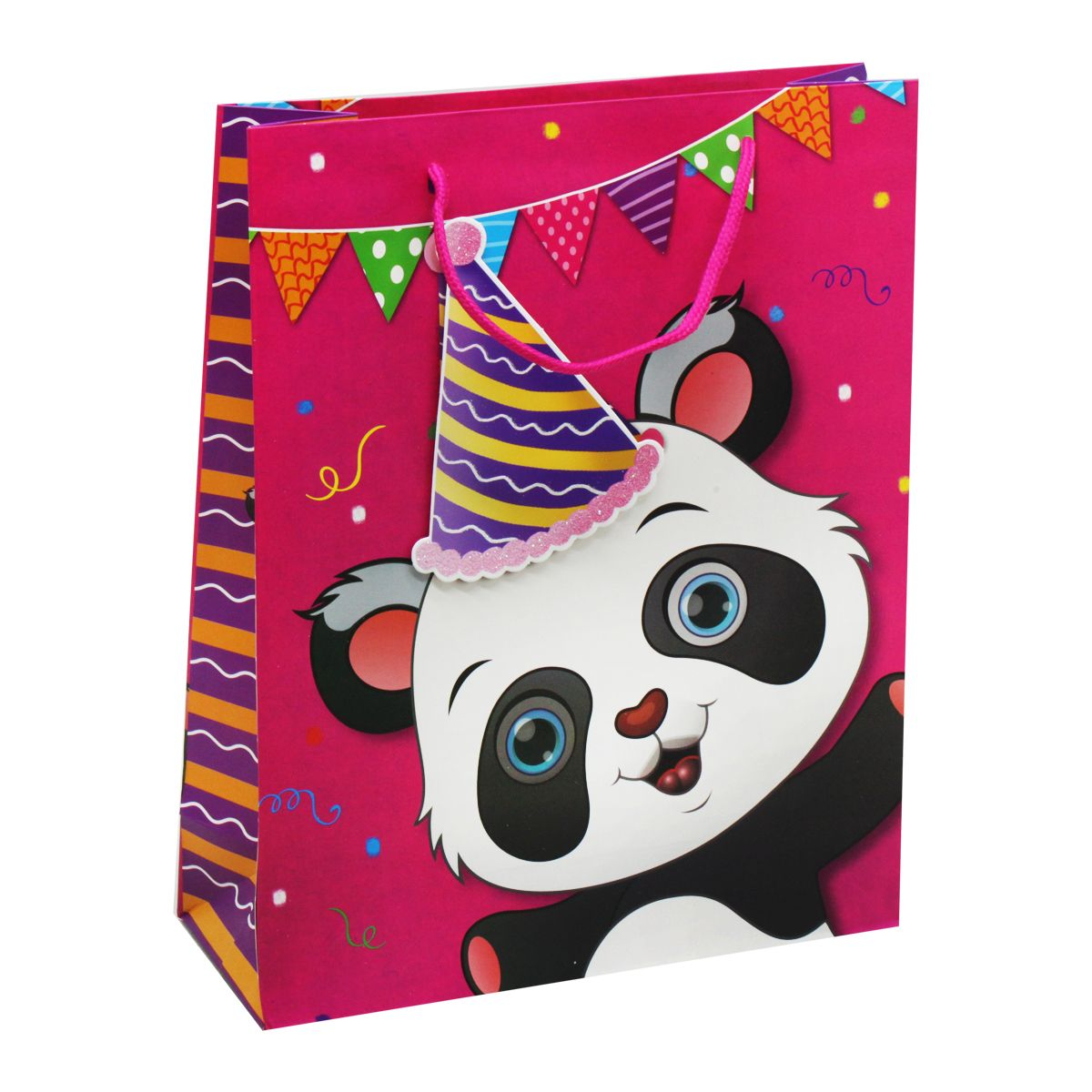Подарунковий пакет C 36481 (360), однотонний, тварини - панда