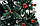 Ель ПВХ 2,5 м с белым напылением на кончиках с шишками и красными ягодами, Новогодняя Елка зеленая со снегом, фото 4